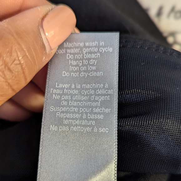 Fitted Solid Black Straight Leg Stretchy Pants - Picture 6 of 7